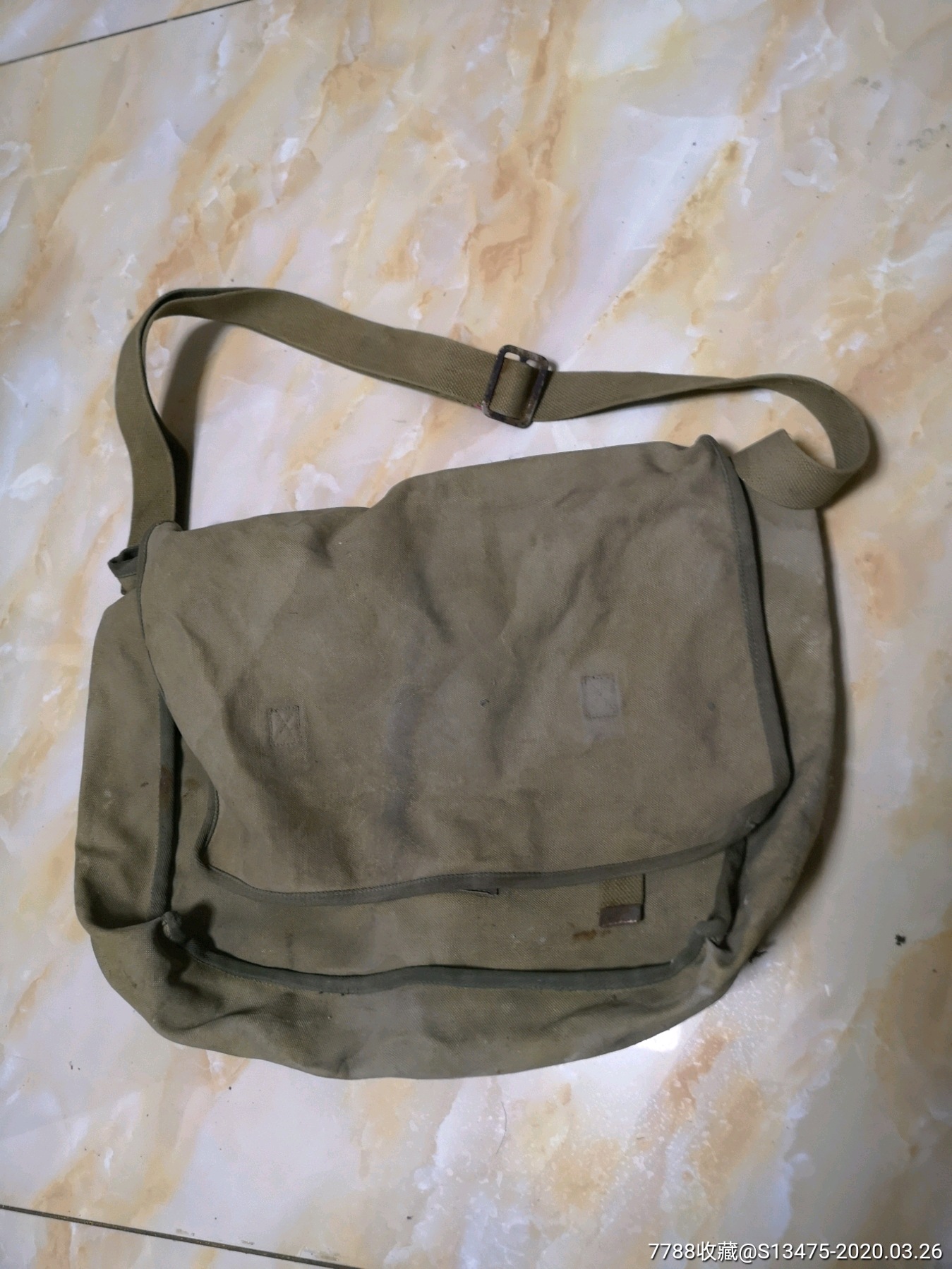 老帆布包,怀旧收藏,影视道具【宽40cm】