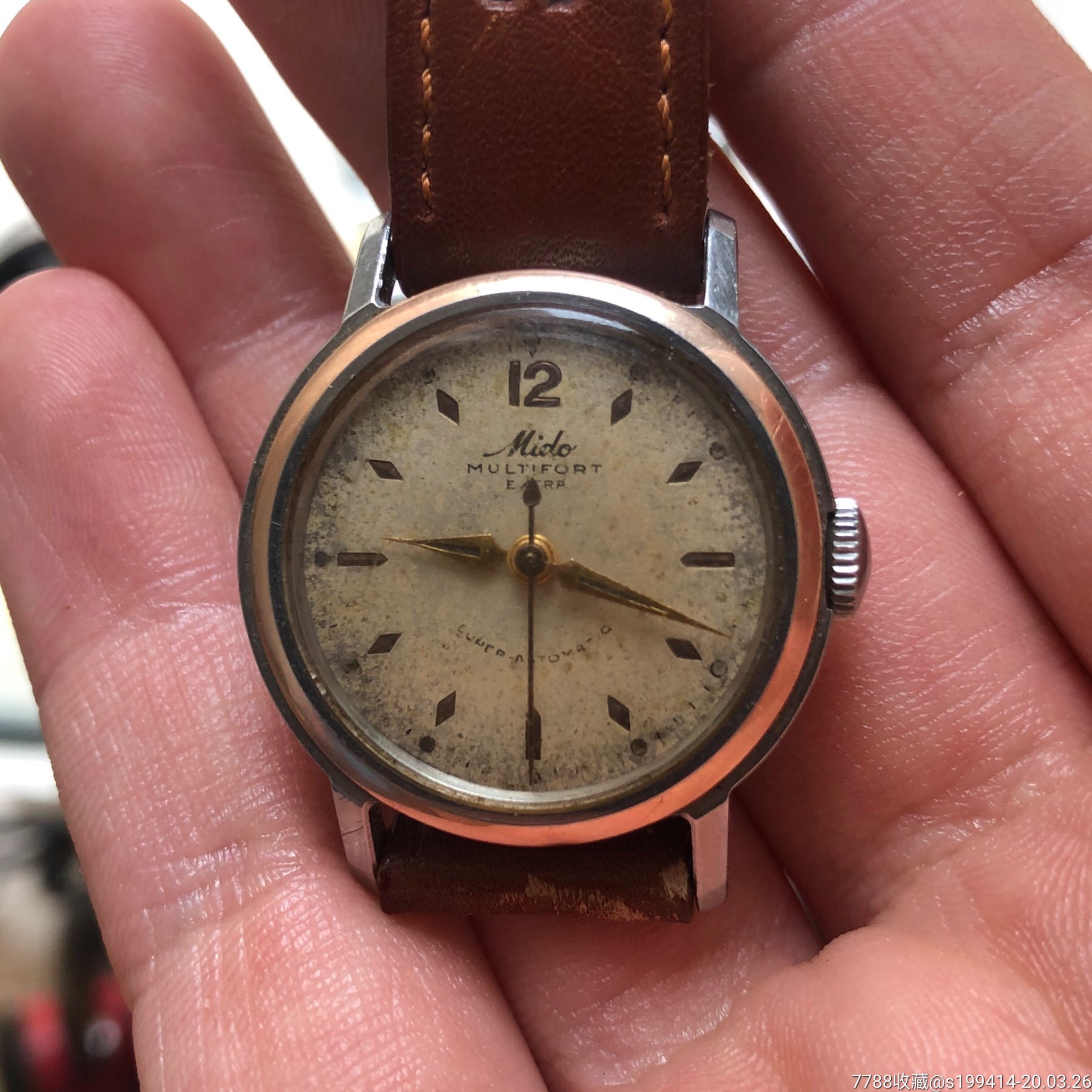 mido美度18k金圈撞陀表-手表/腕表-7788收藏__收藏热线