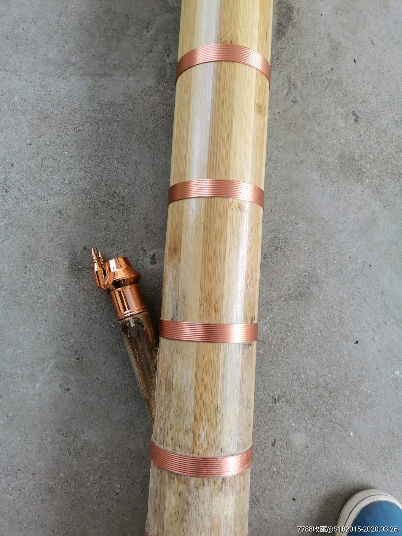 云南少数民族用的水烟筒竹子做的