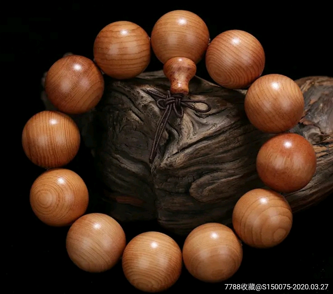 红豆杉2.0手串珠子直径2厘米