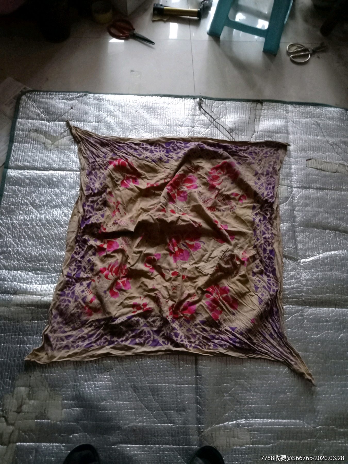 怀旧民国印花包袱皮