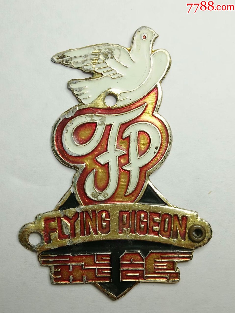 老自行车标飞鸽