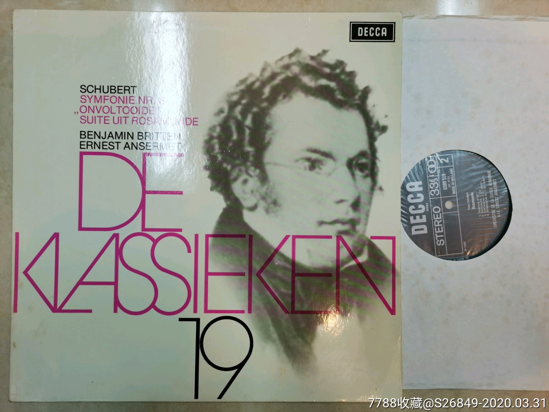 舒伯特未完成交响曲,罗莎蒙德.大decca荷兰版