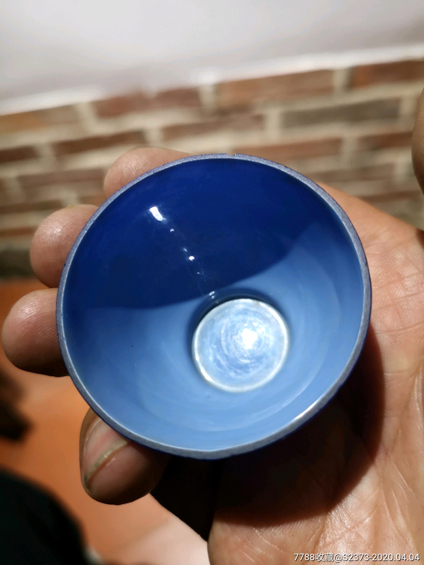 民國藍(lán)料迷你酒杯_價格120元【特級鬲123】_第3張_