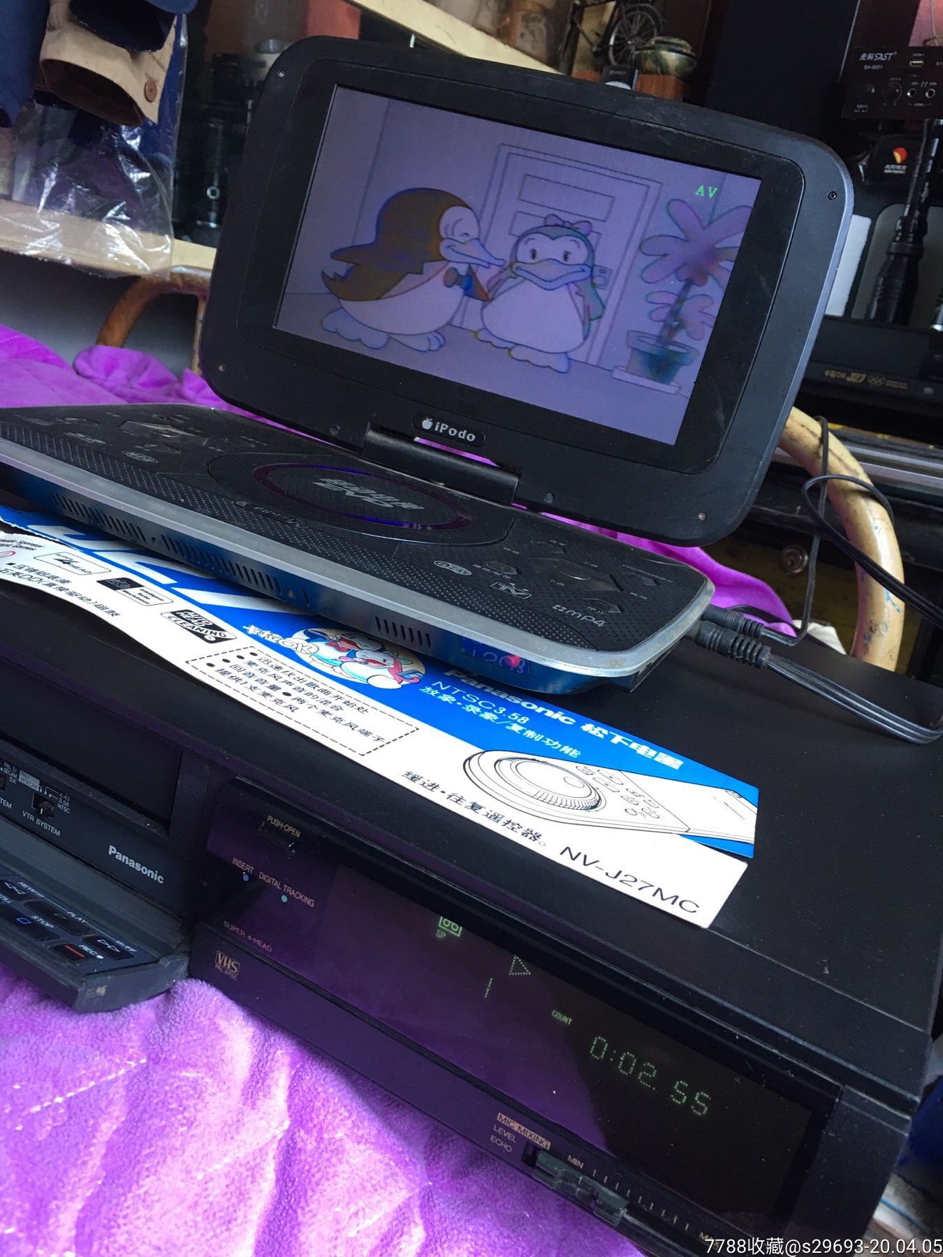 松下j27-价格:130元-au22690545-录像机/影碟机 -加价-7788收藏__收藏