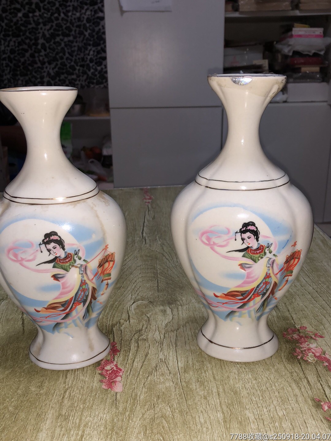 仙女酒瓶子一对