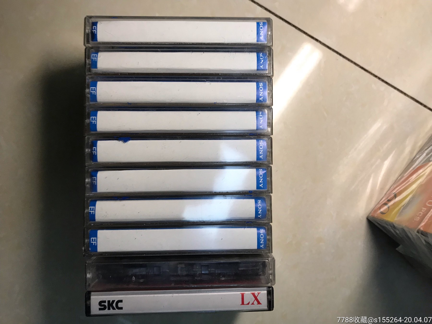 sony空白磁带已使用10小盒合拍