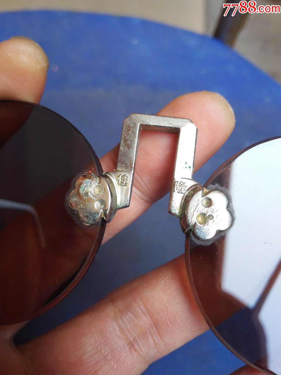 "佳隆"款老水晶眼镜