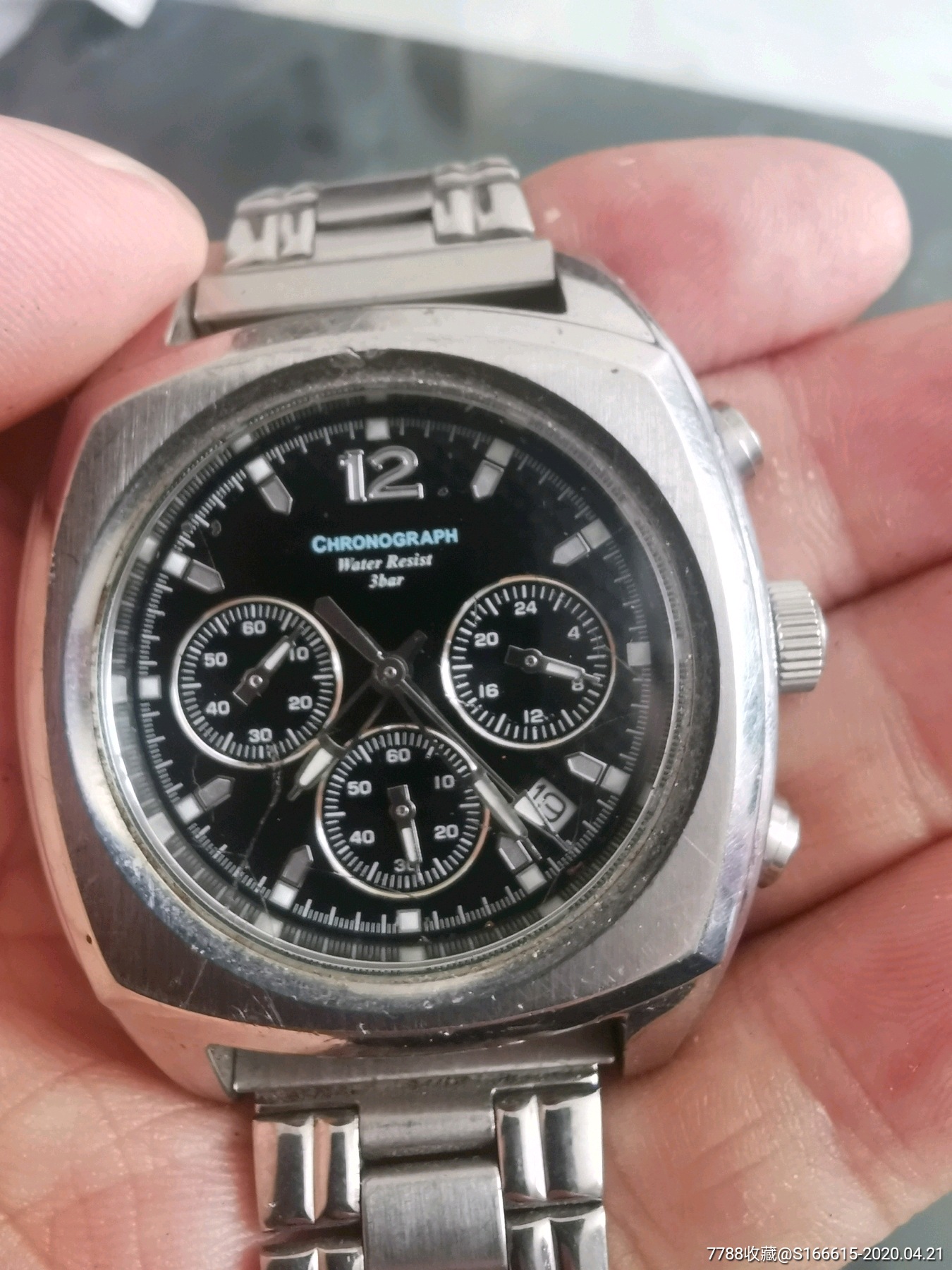 美国品牌菲利普·莫里斯多功能复杂计时表(石英)男-手表/腕表-7788