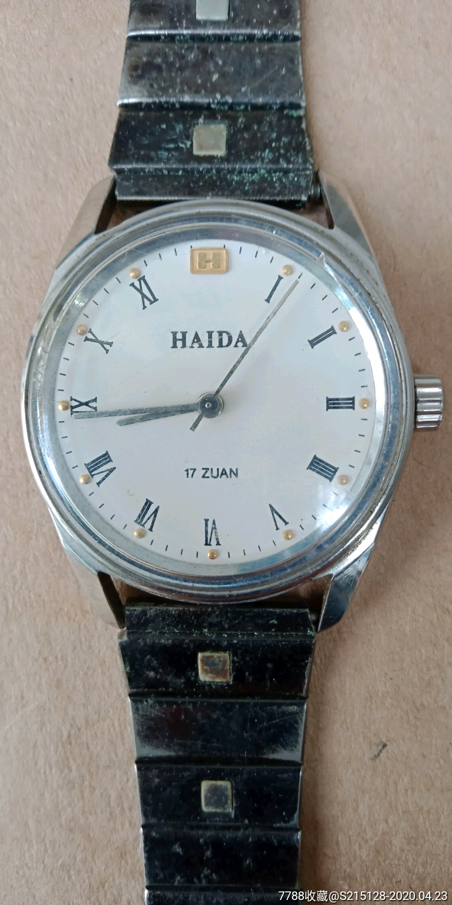 海达牌17钻机械手表