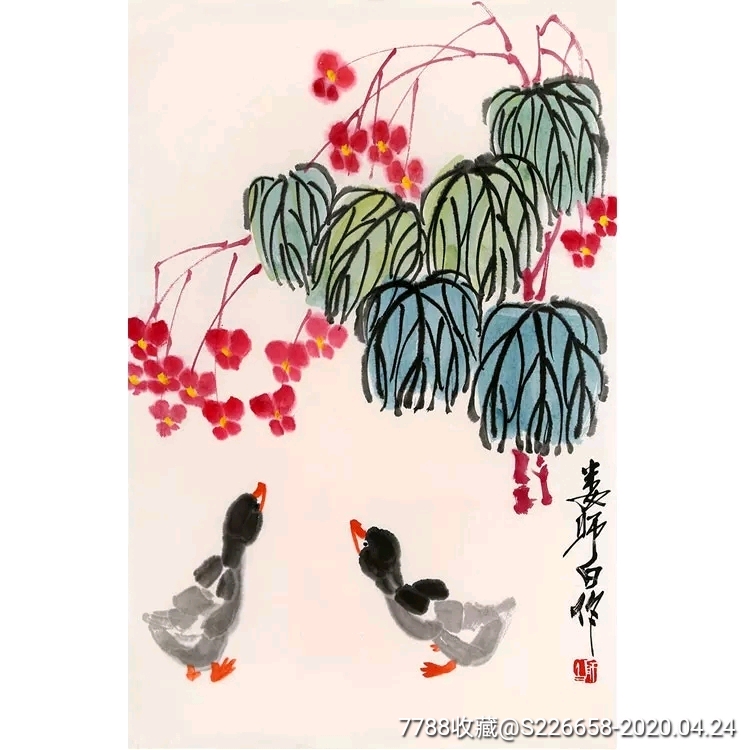 娄师白手绘小鸭子_价格2888元_第1张