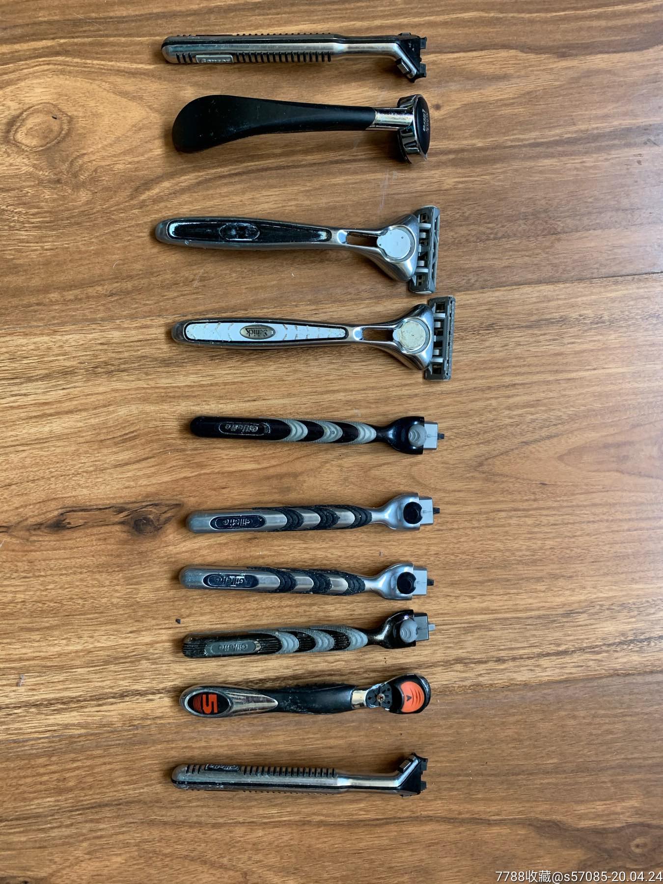 10个剃须刀刀架合拍