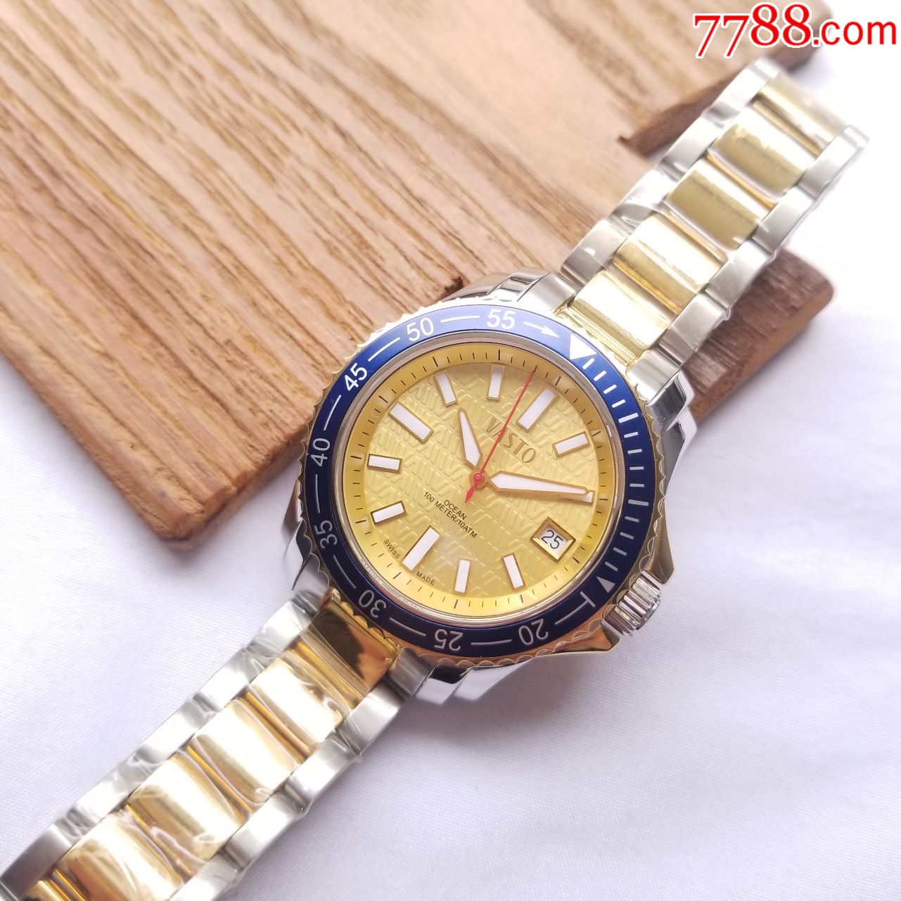 意大利奢侈时装品牌:vasto华斯度-石英男表-手表/腕表-7788收藏