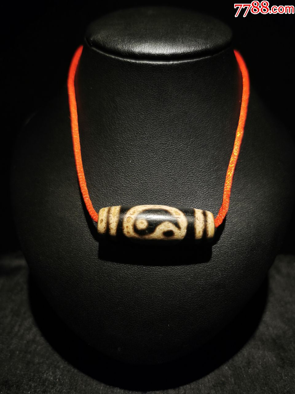 阴阳天珠,双线阴阳图案,不一样的天珠,玛瑙玉髓,图案对称精美,至纯油