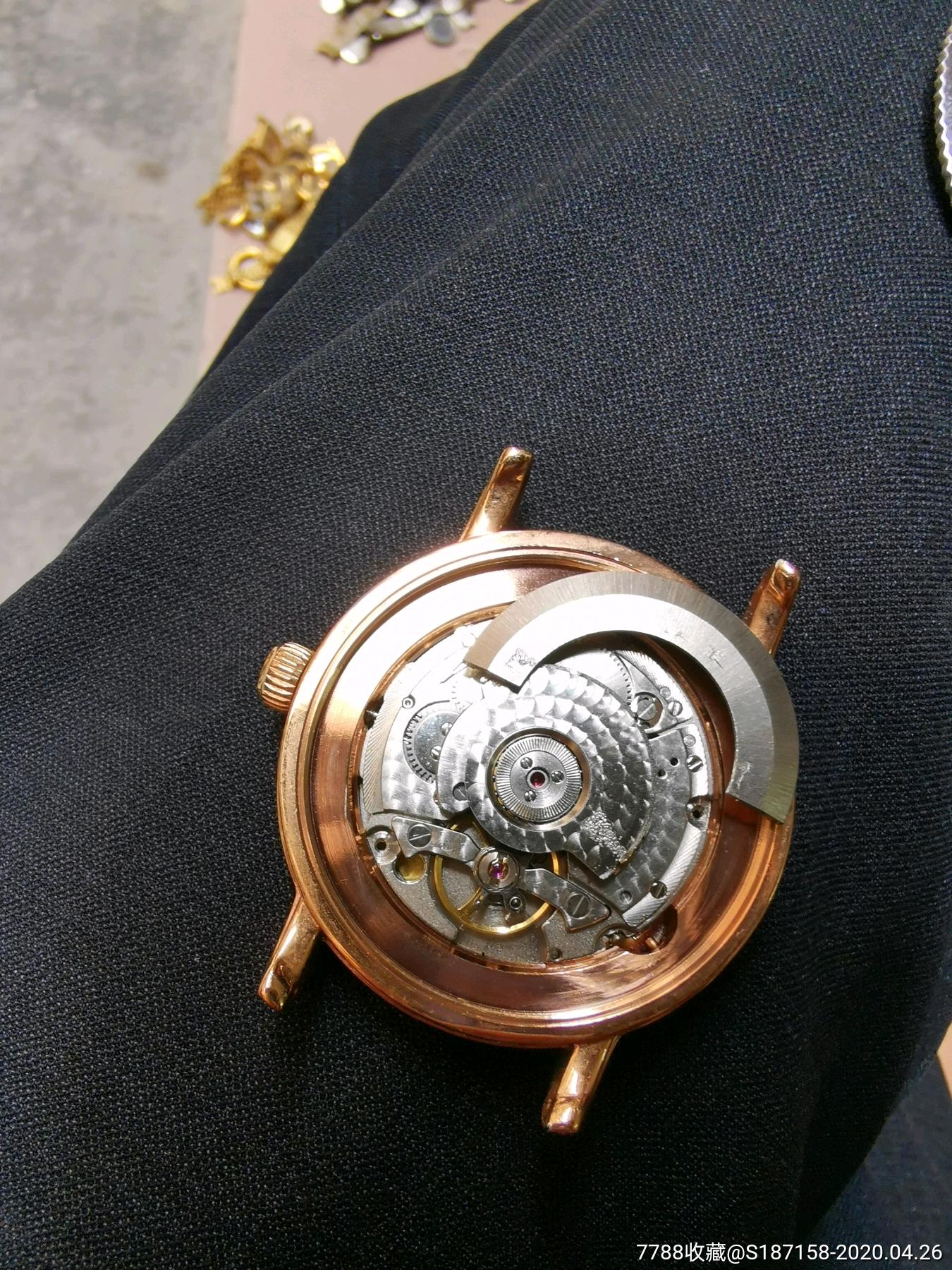 机械表摆轮好的拆件出