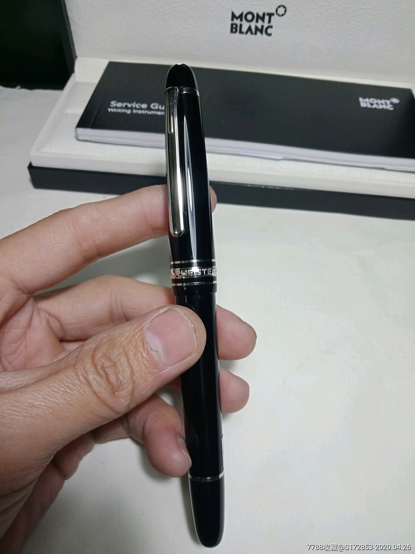 万宝龙钢笔,au585笔尖.