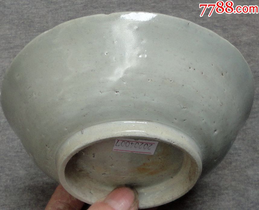 明代甜白釉碗