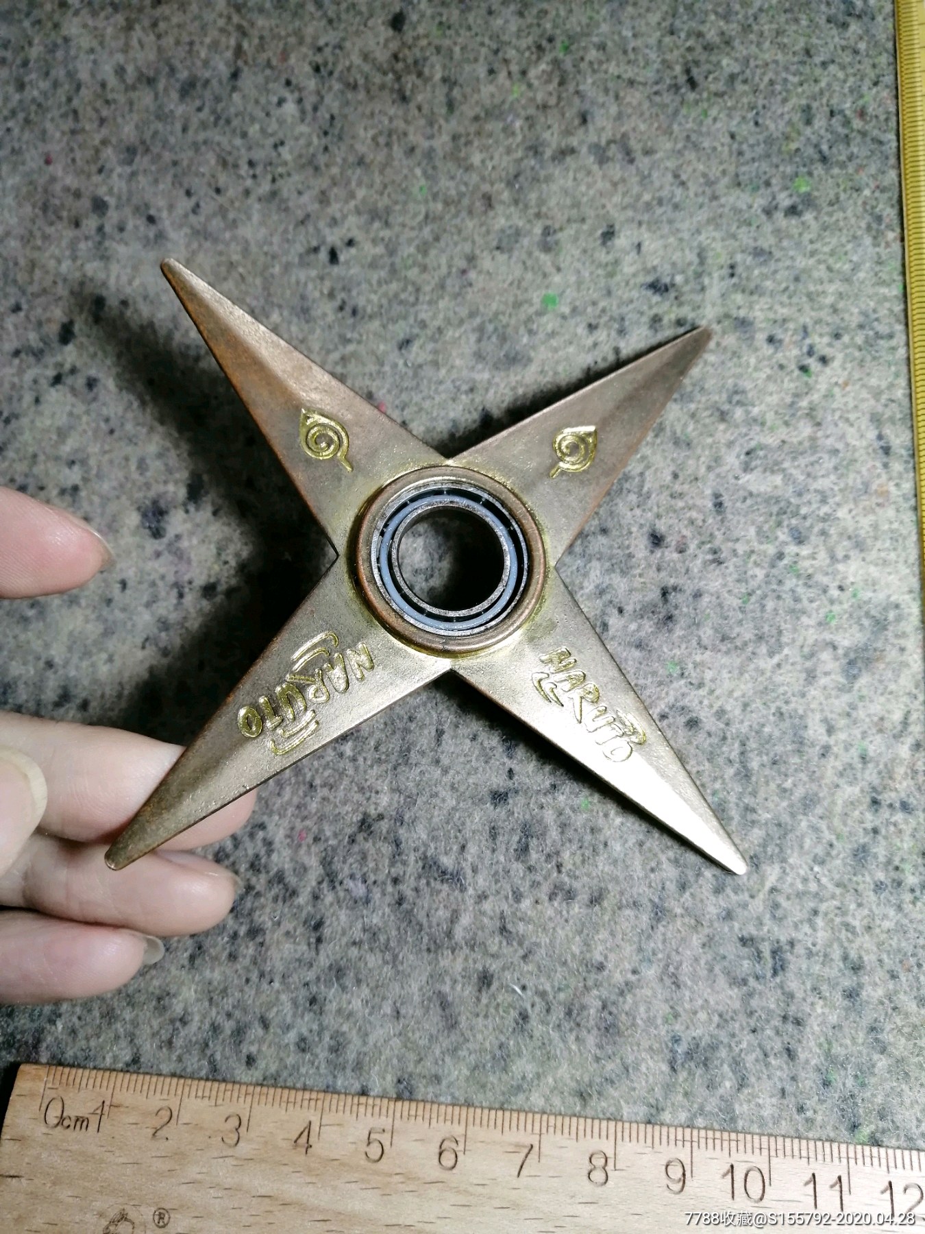 火影忍者飞轮玩具.naruto.金属的