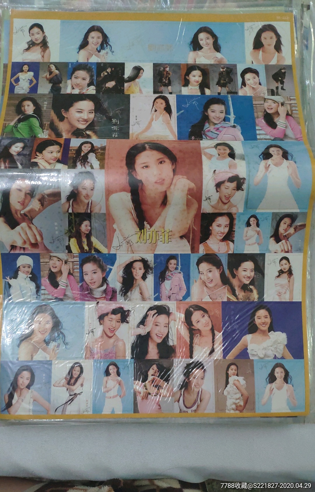 刘亦菲贴纸 35×24cm