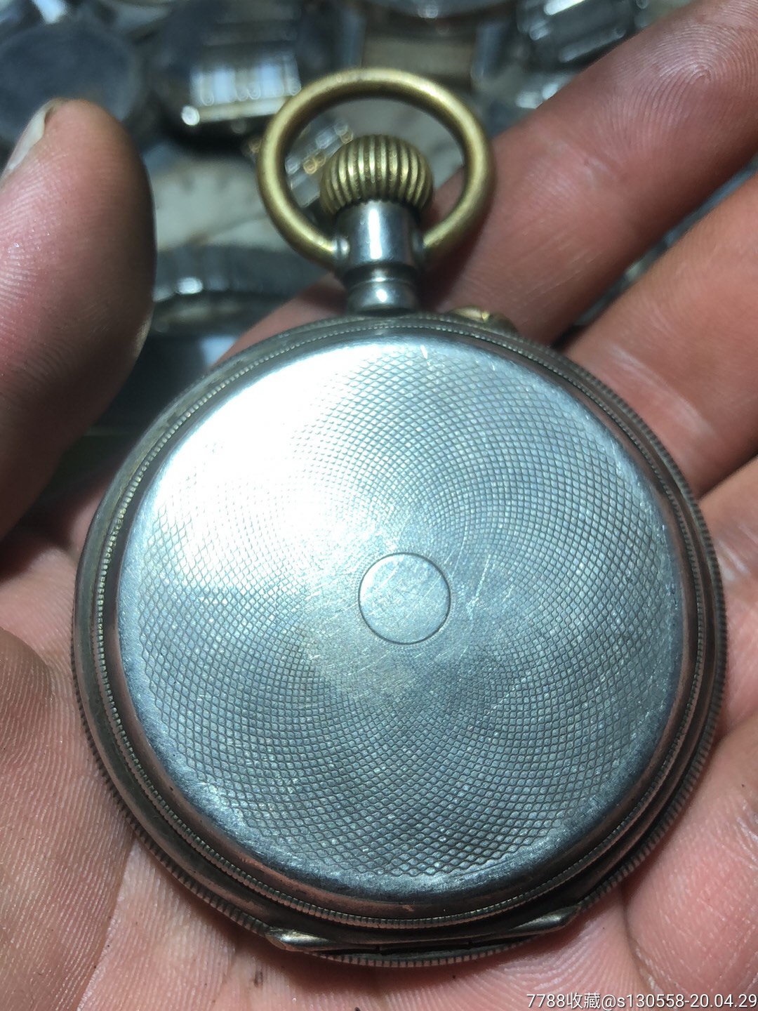 清代银壳大怀表