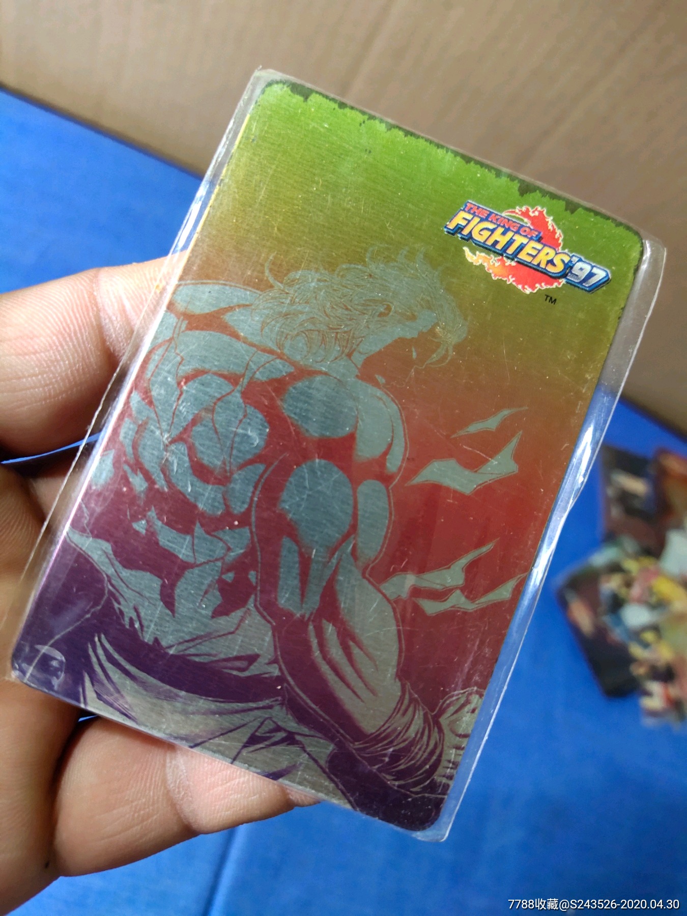 正版拳皇97闪卡金属卡