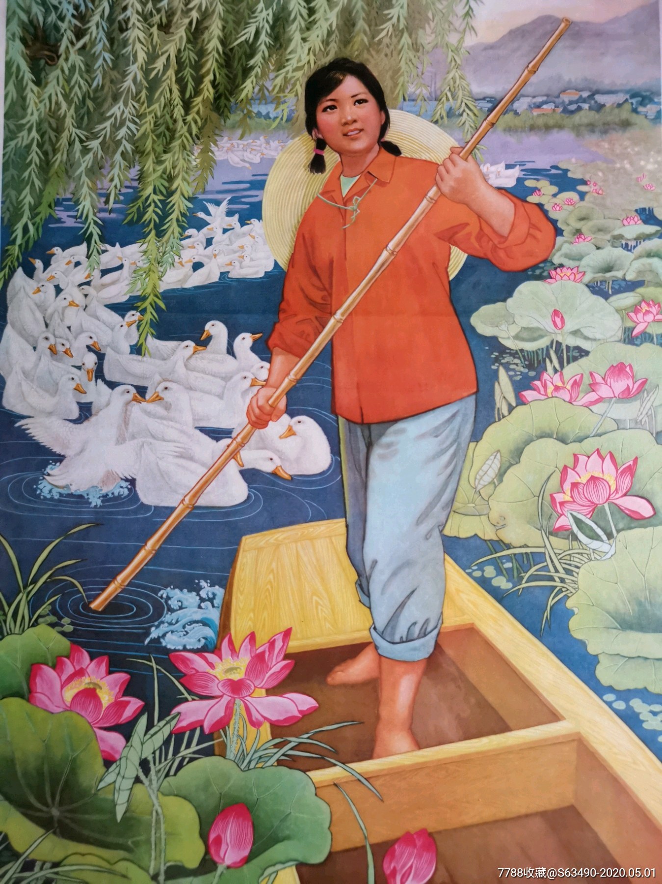 唯美农业劳动妇女致富题材●,年画/宣传画_第2张