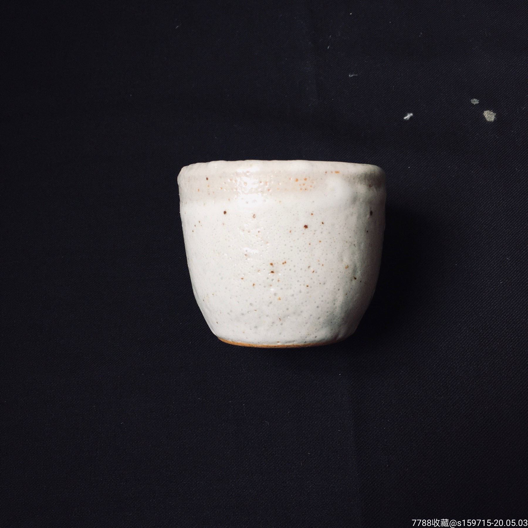 明末清初白釉杯-单色白瓷-7788白瓷收藏