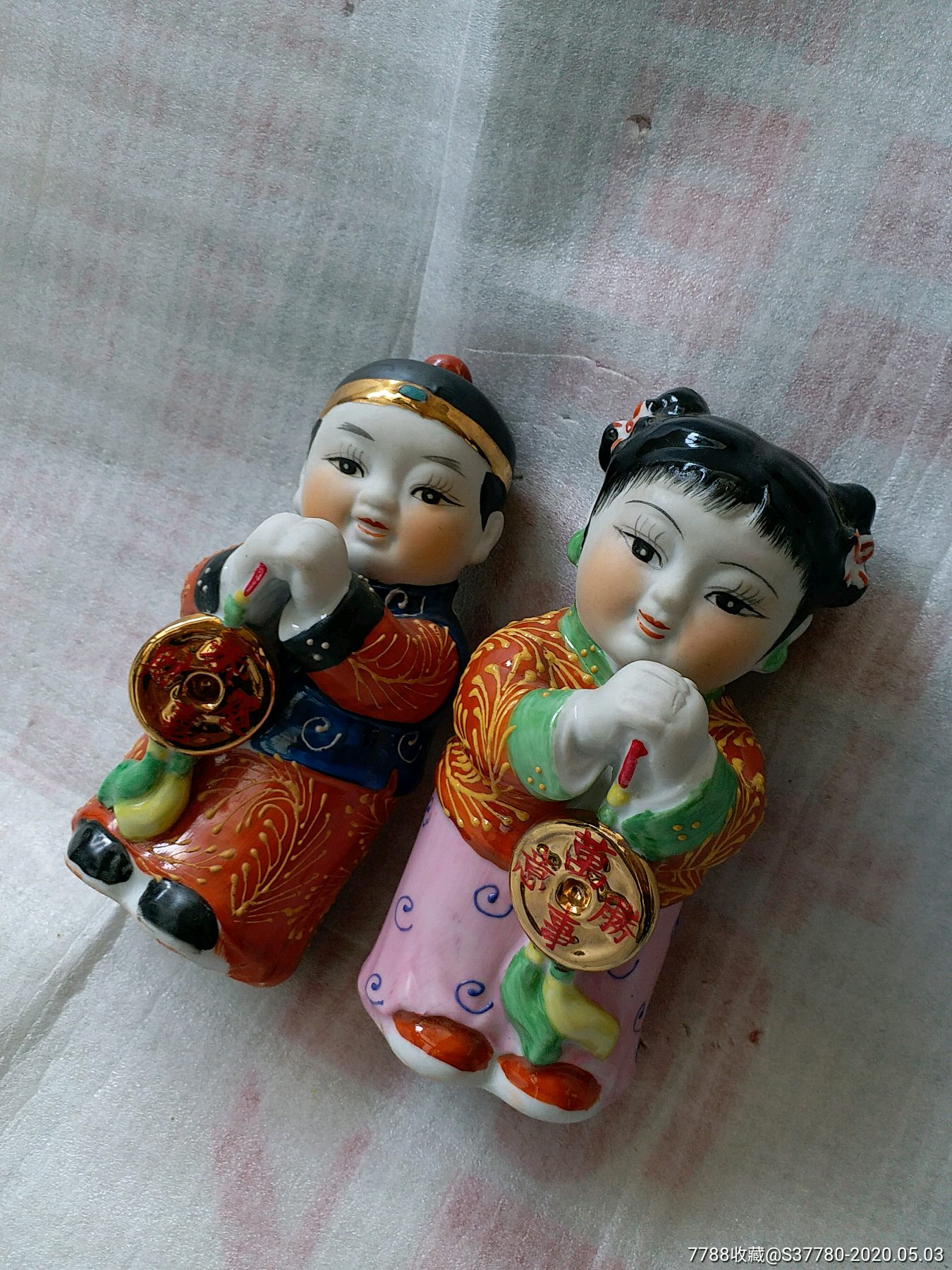 瓷娃娃一对无磕碰