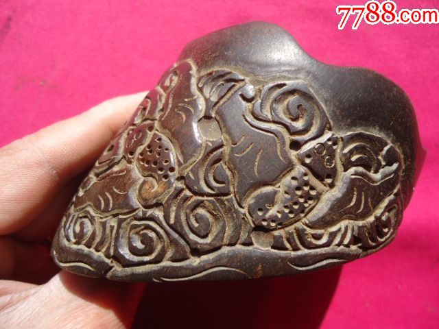 清代驴蹄子雕件