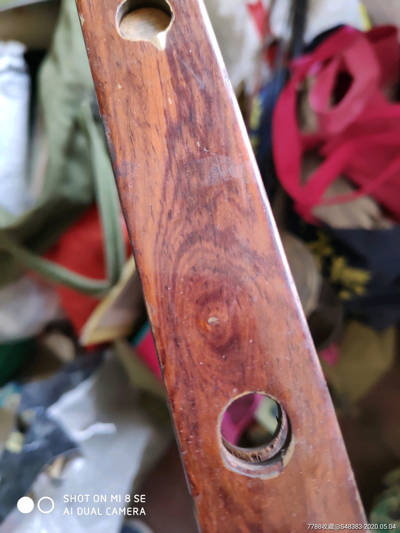 老文革黄花梨板胡-二胡/胡琴-7788收藏