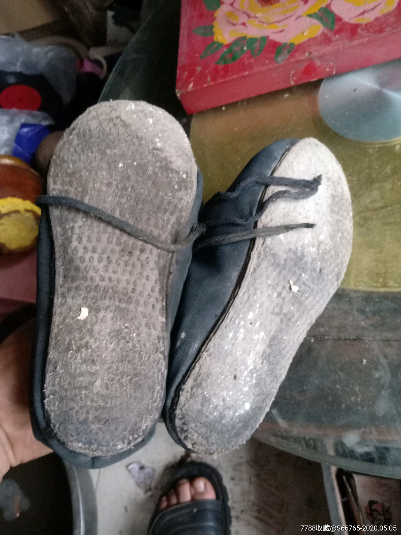 怀旧民国老布底棉鞋