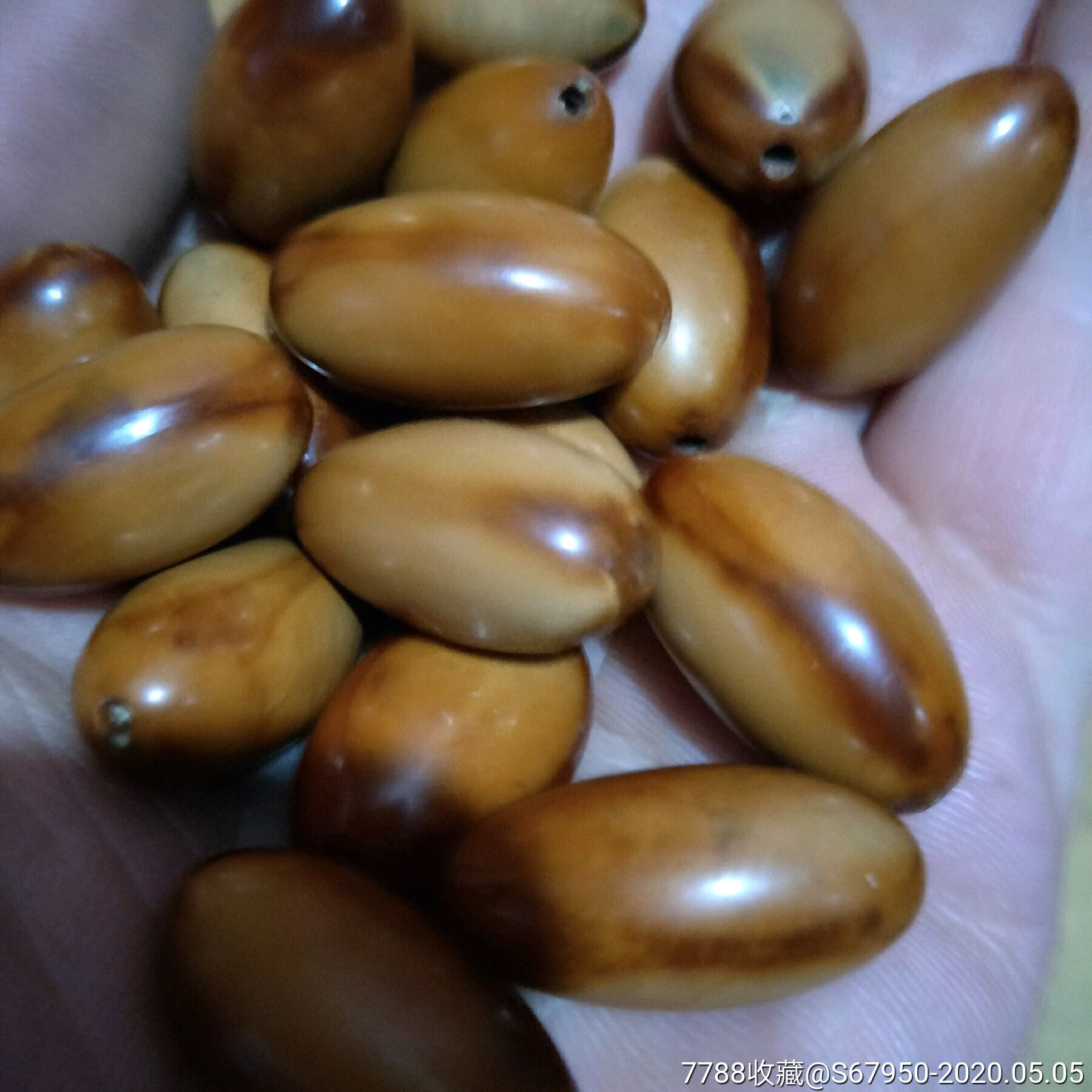 包浆好,老橄榄核24个,有点年头,橄榄核雕,其他橄榄