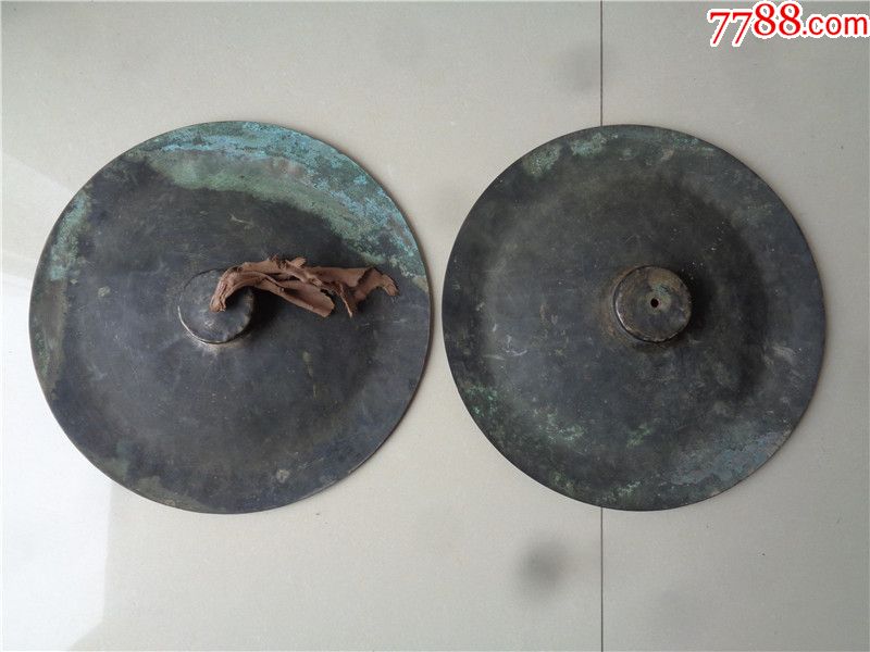清代老铜钹一对_价格500元【琴书侣】_第1张