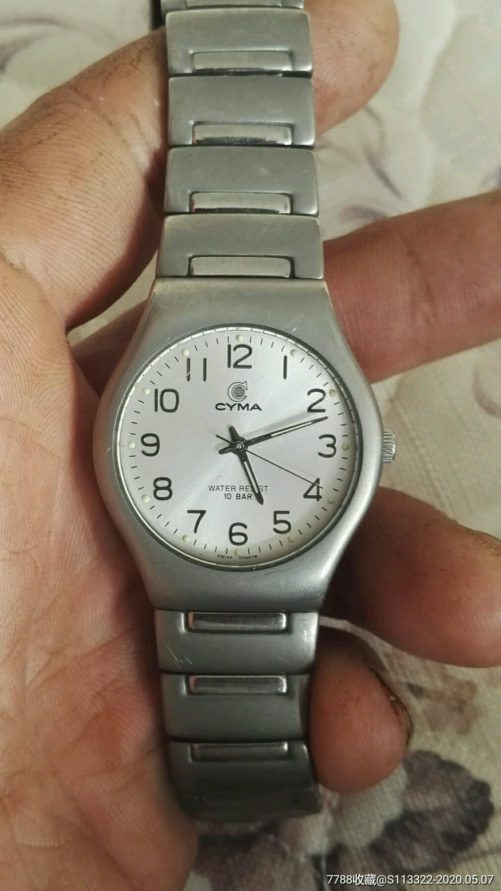 瑞士原装西马石英男表