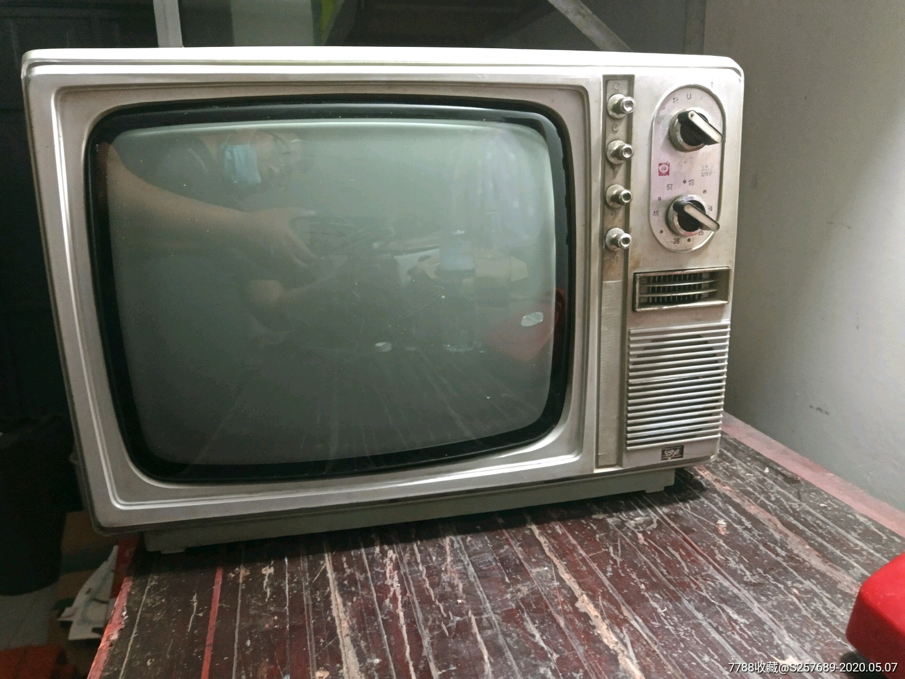 国产双喜牌黑白电视机怀旧