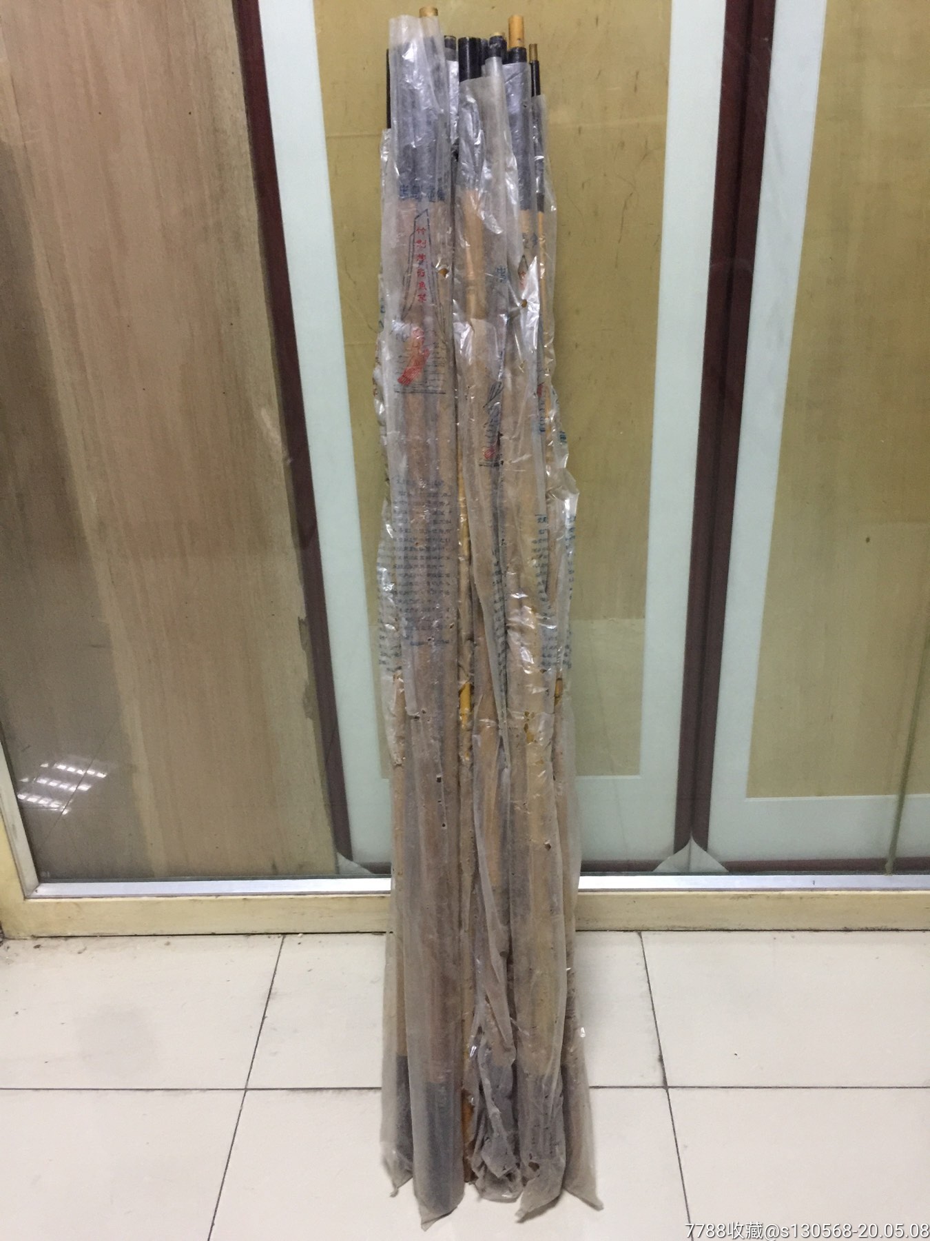 老古董福建厘竹四节五米接插老鱼竿单只出