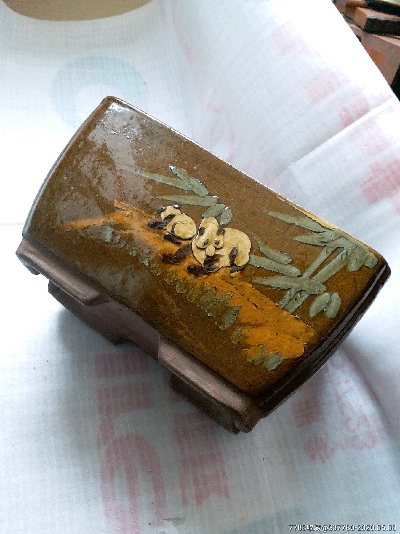 熊猫花盆无磕碰-其他紫砂-7788收藏__收藏热线