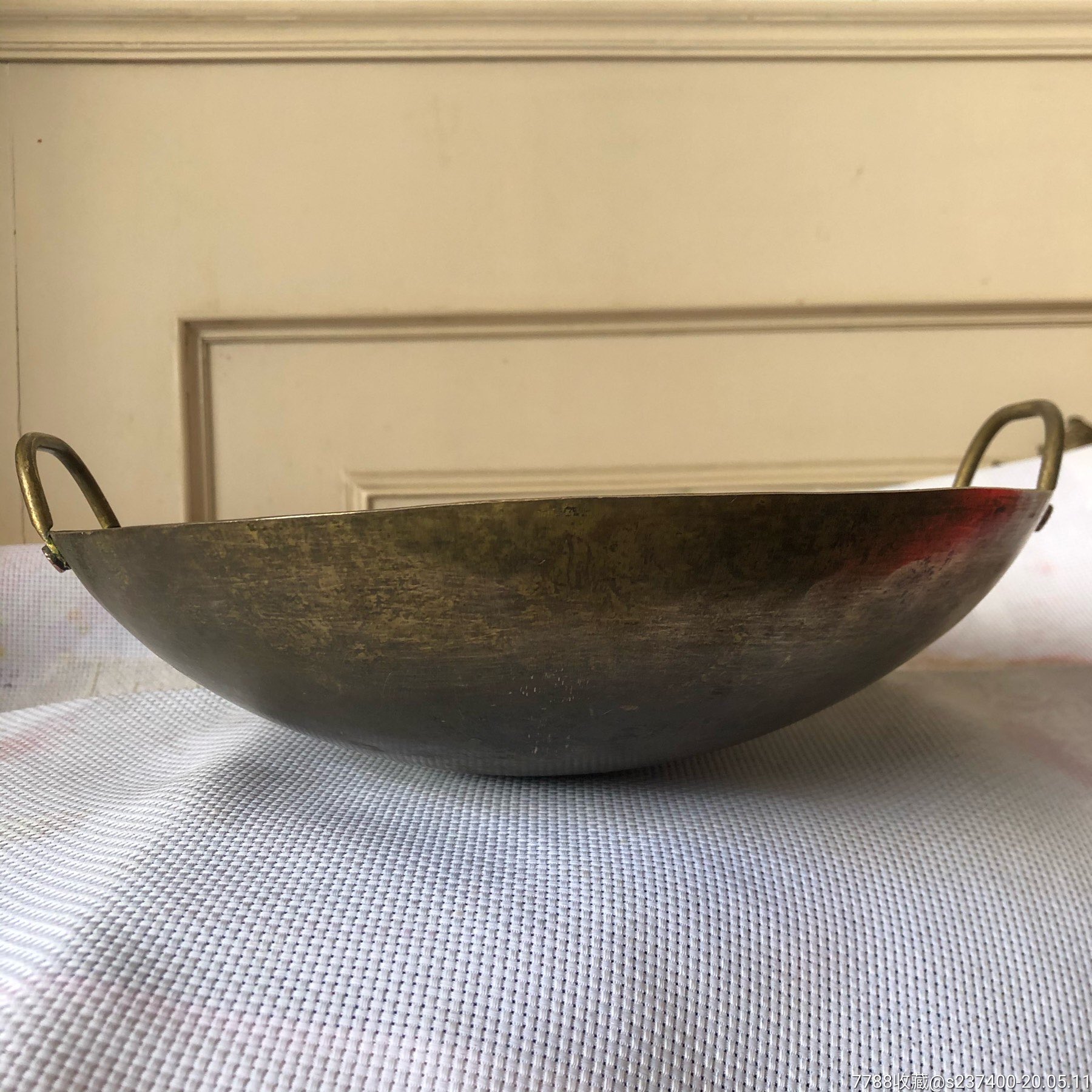 小铜锅油店用品铜皮冲制小锅子品好家用煲汤涮火锅保真