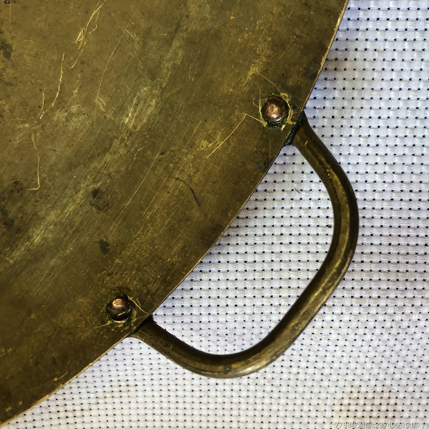 小铜锅油店用品铜皮冲制小锅子品好家用煲汤涮火锅保真