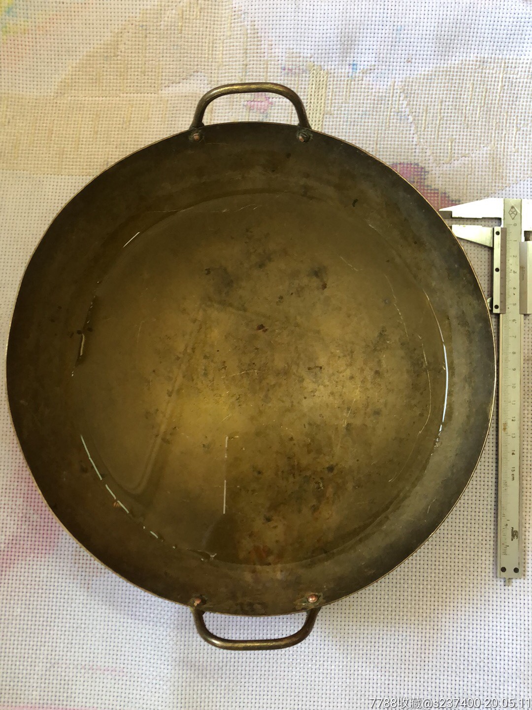 小铜锅油店用品铜皮冲制小锅子品好家用煲汤涮火锅保真