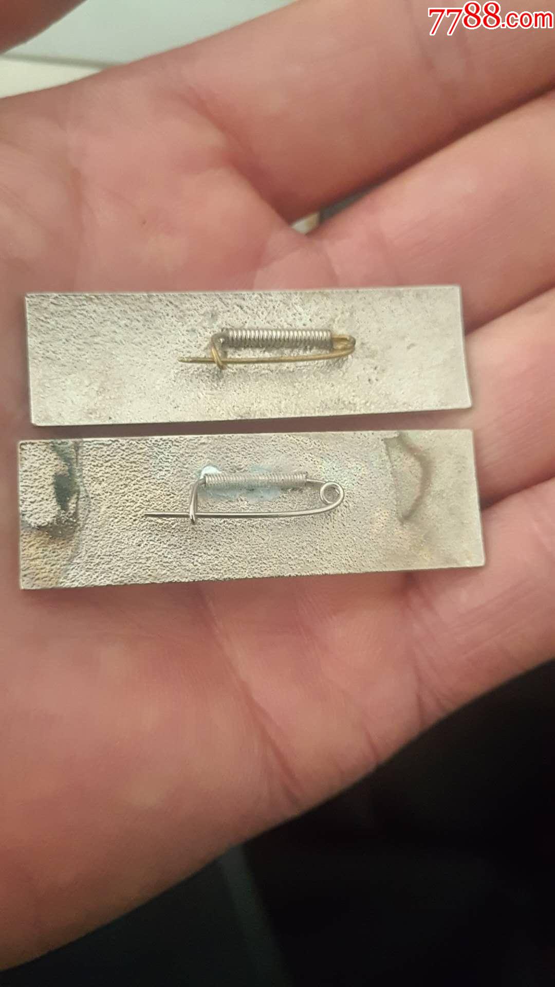 上海市延安中学铜珐琅彩红白对章