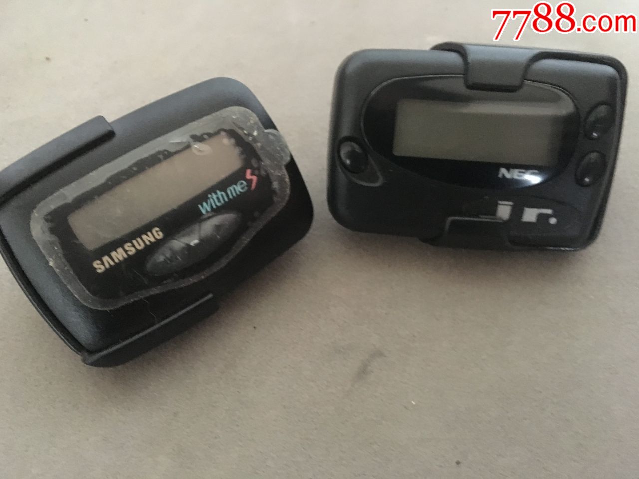 90年代nec三星数字传呼机二部