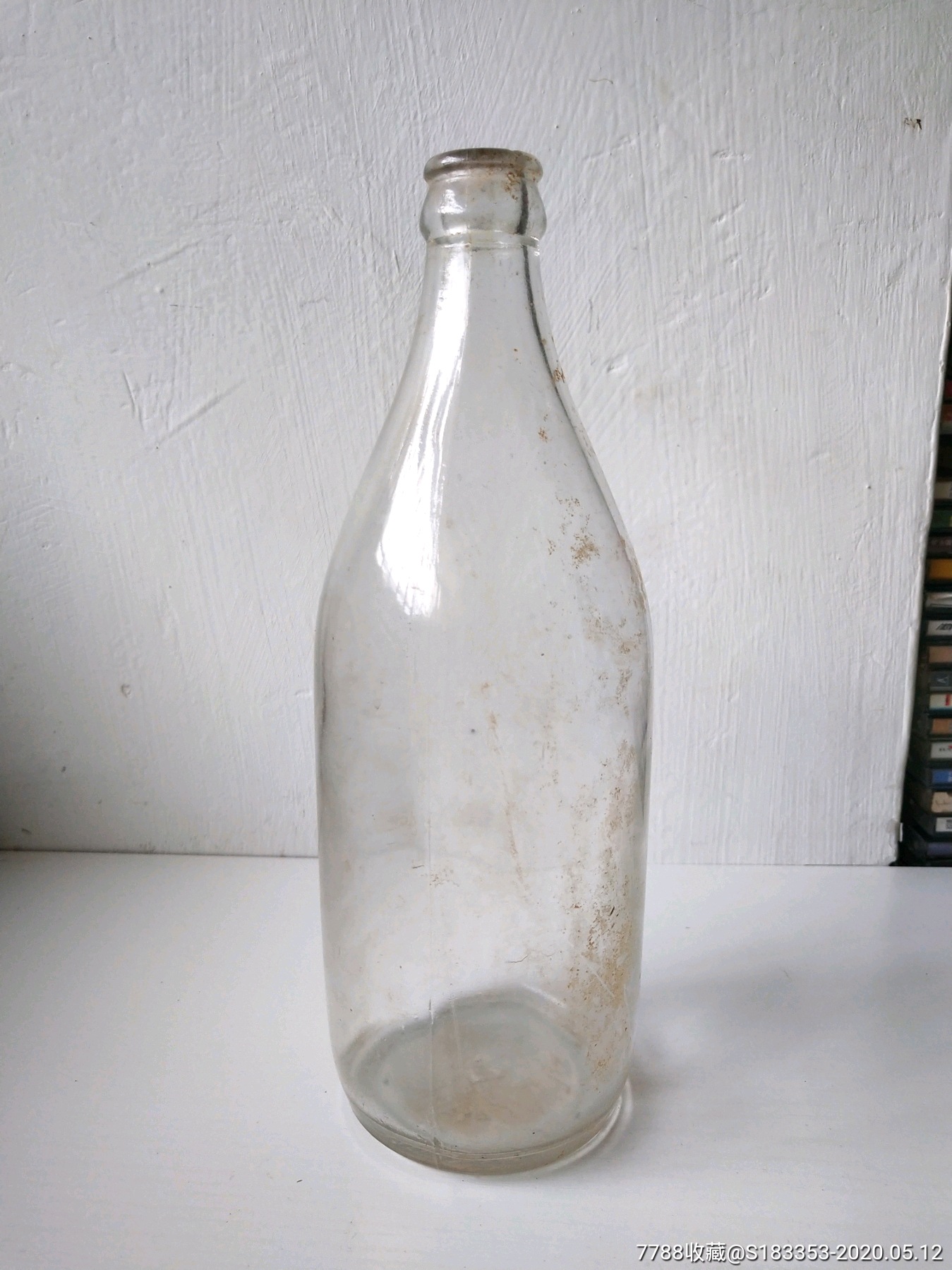 底款英文民国时期老玻璃瓶