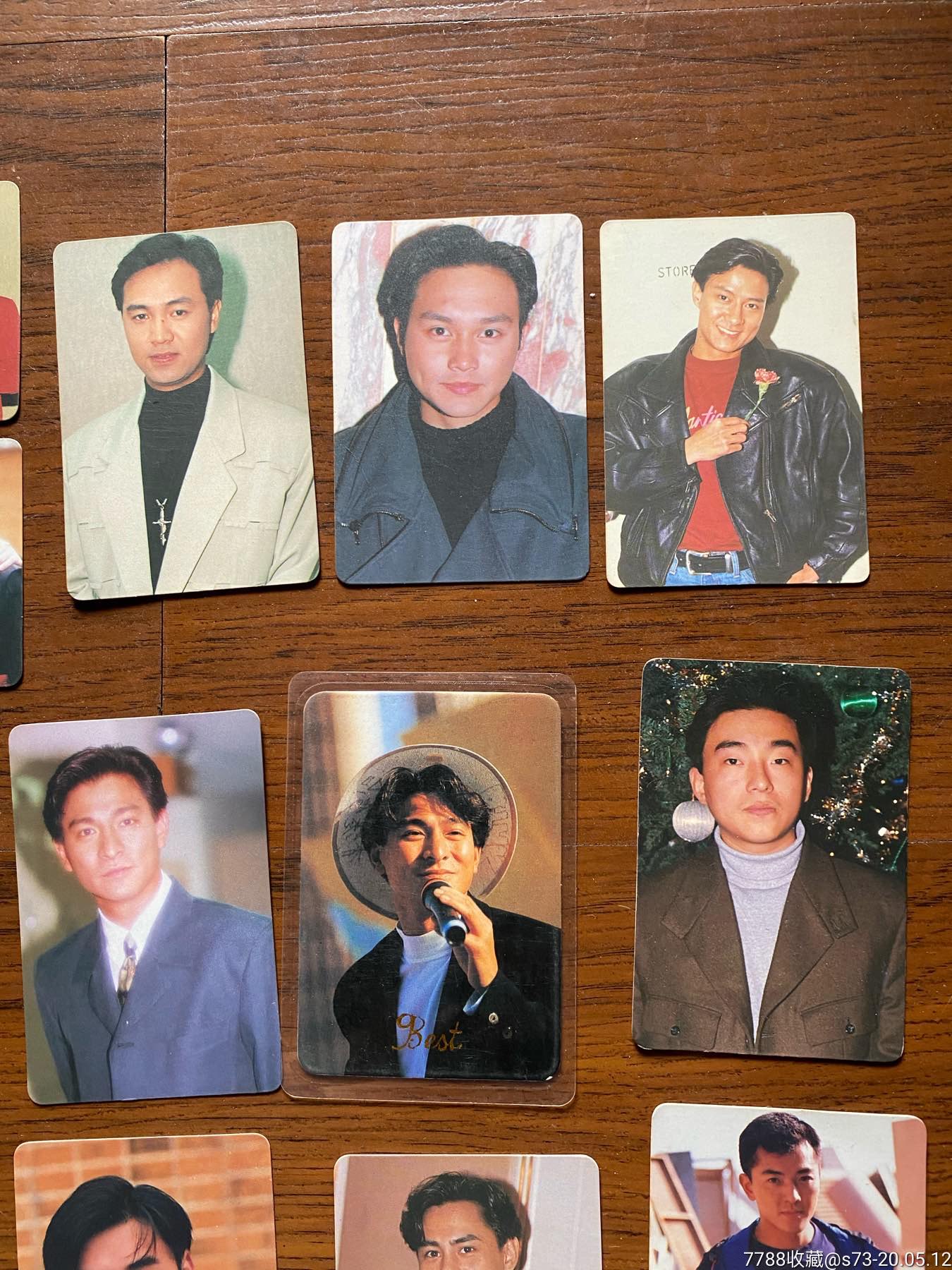 早期明星卡16枚-专辑卡/明星卡片-7788收藏