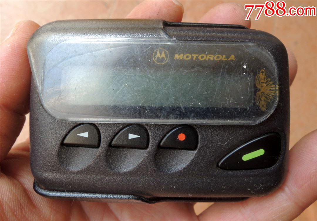 怀旧收藏200502-90年代原装摩托罗拉flx2传呼机bp机-横屏中文带保护套