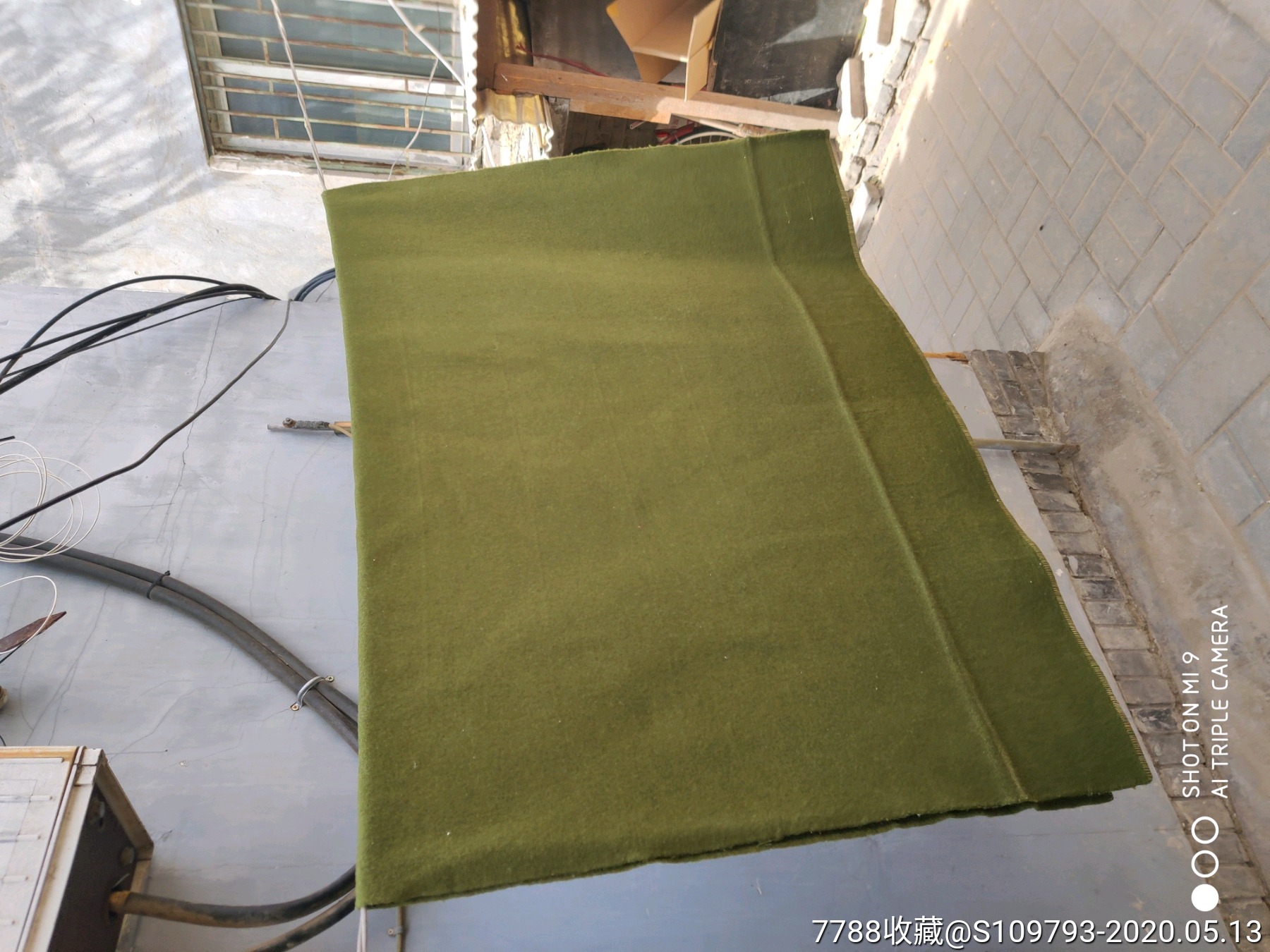 80年代老物件,1980年毛毯