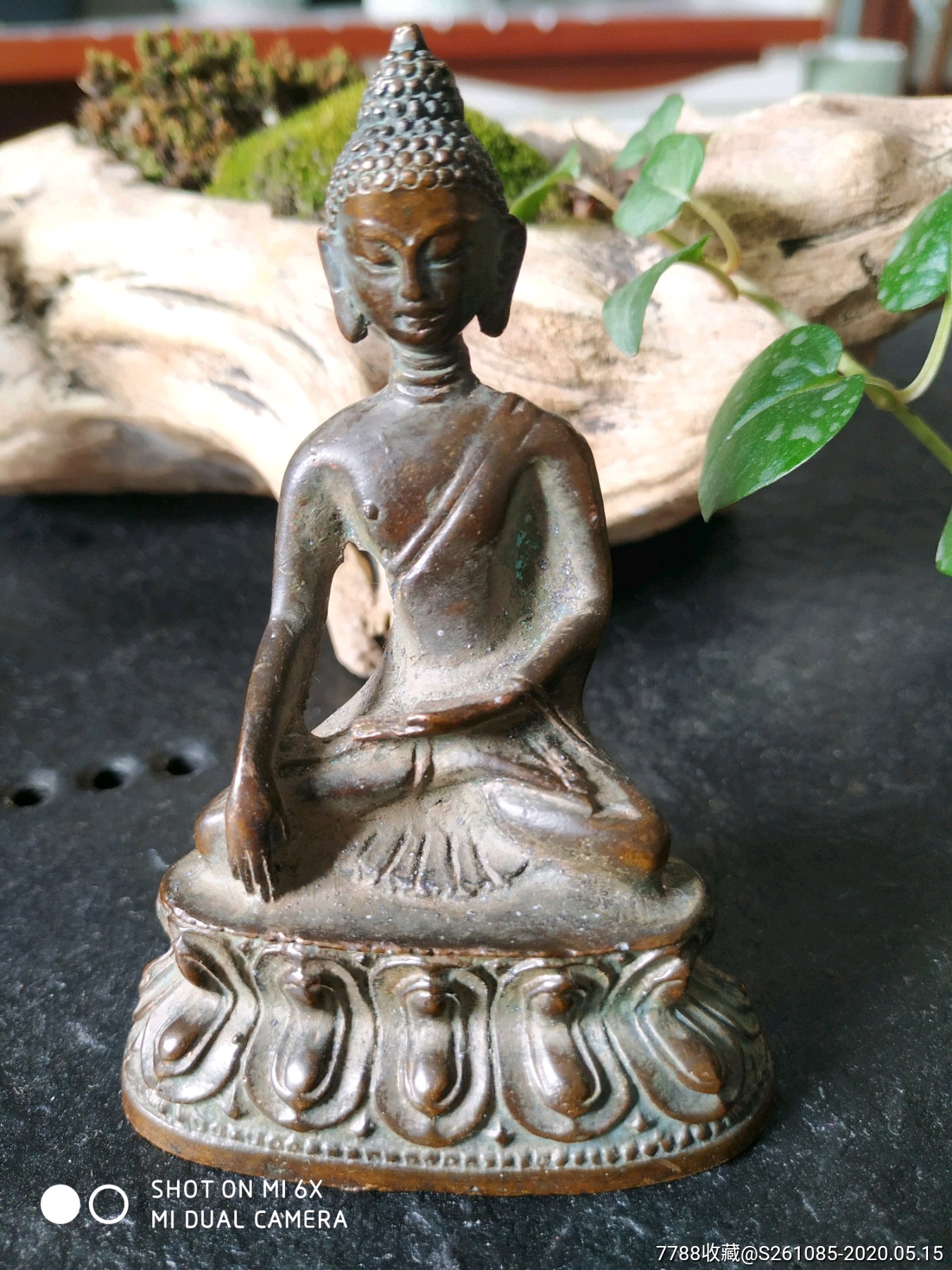 老红铜密宗佛像年代不详高92厘米好皮壳