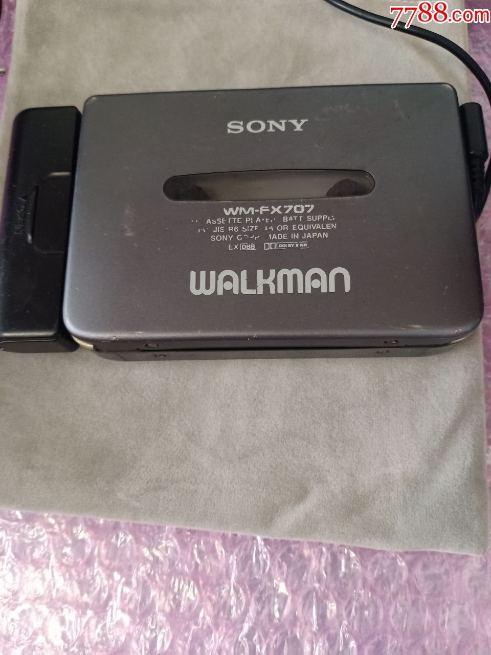 一台经典收藏sony索尼sonywm-fx707收放磁带随身听