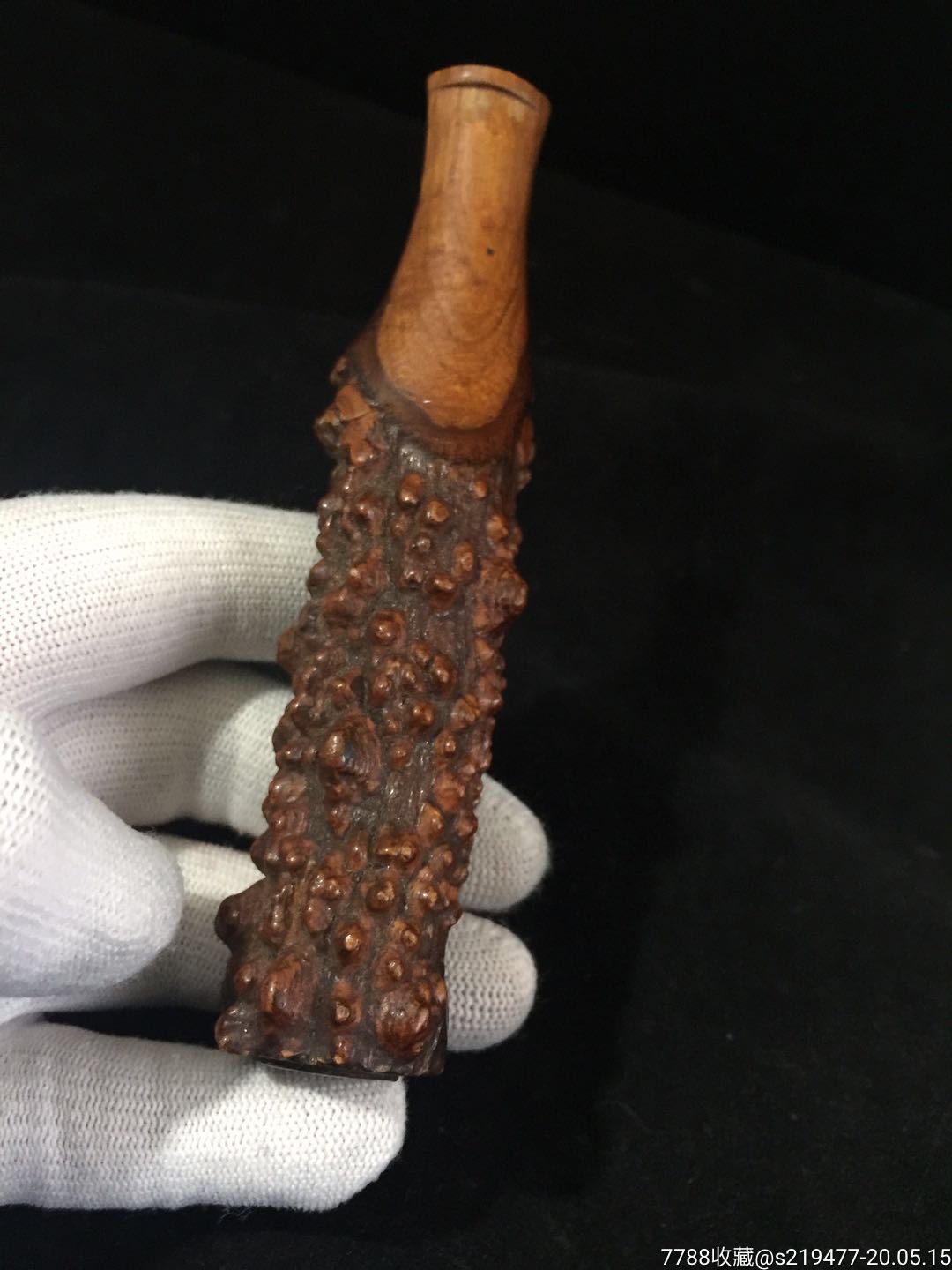 老烟嘴,木头制.