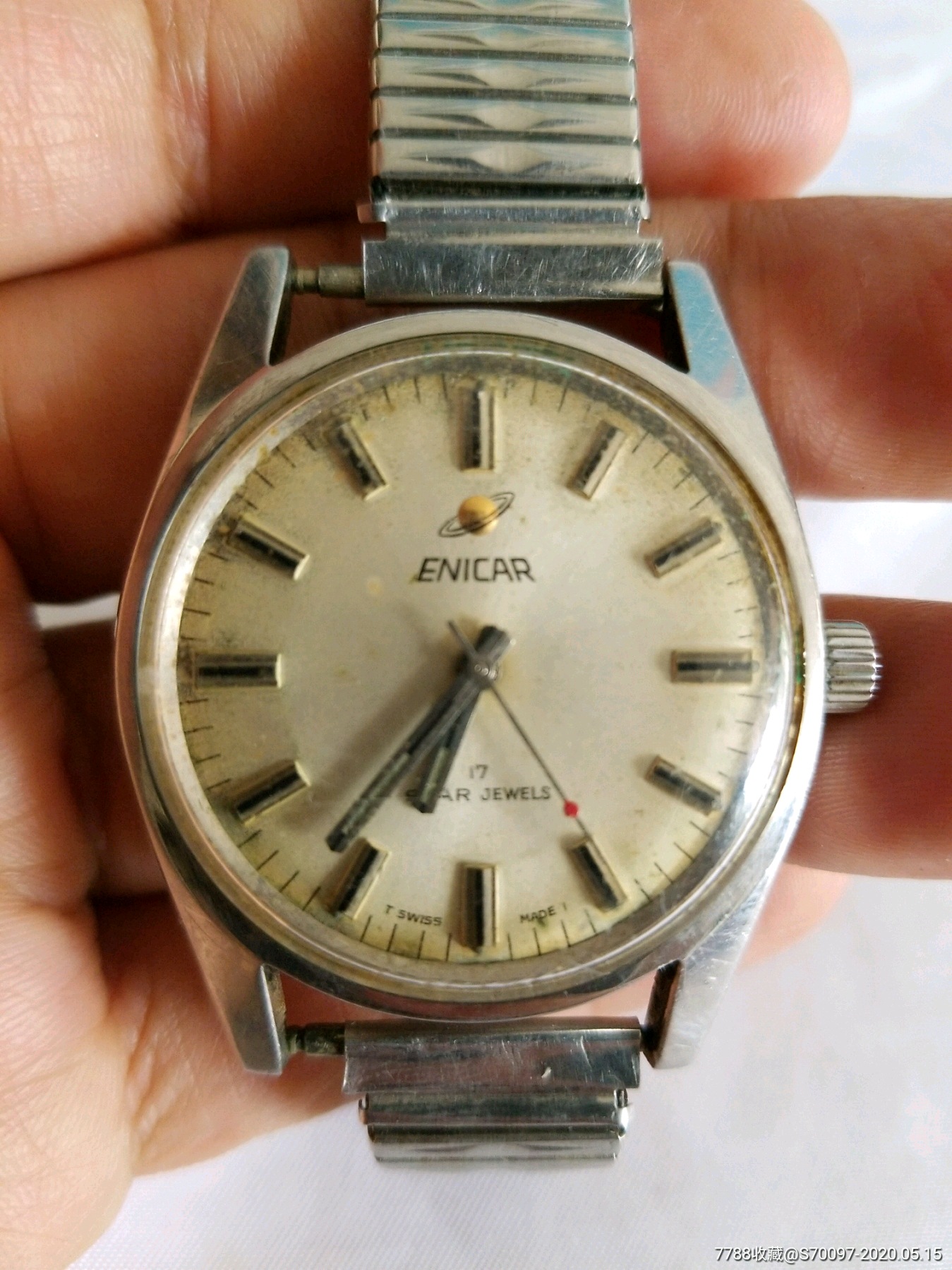 enicar瑞士英纳格手表,老钟表老表怀旧收藏